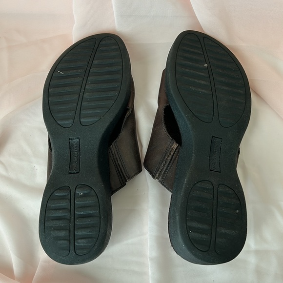 Croft & Barrow Brown Adeline Slide Sandals Shoes Huarache Leather Upper Size 6 - Picture 9 of 9